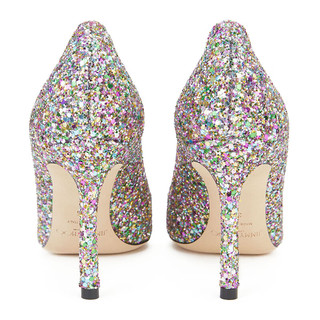 JIMMY CHOO 周仰杰 ROMY 85系列 女士高跟鞋 ROMY 85 CGF 222 CONFETTI 五彩 36