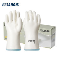LANON兰浪 wahoo哇护液态硅胶隔热手套 -70℃~250℃防寒防热耐高温冷库烘焙微波炉烤箱防烫 白色 L/9
