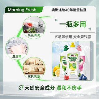 巴拉利尼 MORNING FRESH 超浓缩洗洁精 400ml*3瓶 清香柠檬