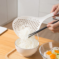 H日本捞饺子大漏勺厨房长柄捞面条勺子家用火锅麻辣烫沥水捞勺滤