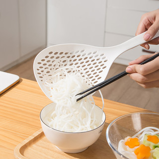 H日本捞饺子大漏勺厨房长柄捞面条勺子家用火锅麻辣烫沥水捞勺滤
