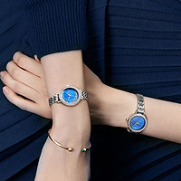 抖音超值购：马克华菲 情人节礼物气质星月镶钻优雅蓝色女士手表3400
