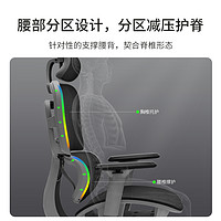 BAJIUJIAN 八九间 人体工学椅电脑椅家用舒适久坐护腰办公椅子电竞椅