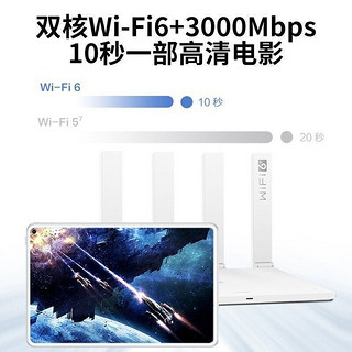 HUAWEI 华为 凌霄系列 AX3 TC7102 双频3000M 千兆路由器 Wi-Fi 6