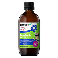 Brauer 蓓澳儿 PLUS：蓓澳儿brauer液体钙婴儿宝宝钙儿童钙乳钙200ml