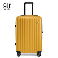 NINETYGO 90分 冰淇淋行李箱少女20寸设计感可爱韩版旅行箱黄色