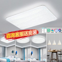 雷士 NVC Lighting照明led吸顶灯超薄简约现代满天星客厅灯大气智能灯具套餐清耀