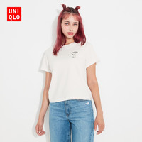 优衣库 女装(UT)PEANUTS印花T恤(短袖史努比) 467124 UNIQLO