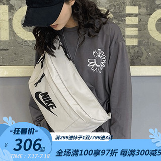 NIKE 耐克 男女斜挎包夏季腰包单肩包运动包JD2233024GS-001