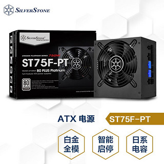 银欣 游侠 ST75F-PT 白金牌（92%）全模组ATX电源 750W