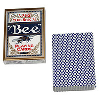 Bee 美国原装小蜜蜂扑克牌No.92单幅蓝色装