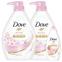 Dove 多芬 沐浴露1000g 香味持久滋养嫩肤保湿沐浴乳液男女通用[联合利华]