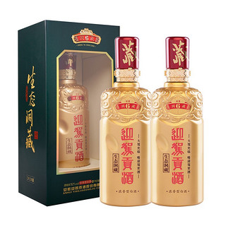 YJGJ 迎驾贡酒 生态洞藏6 52度浓香型520ml*2瓶+赠洞藏品鉴酒65ml