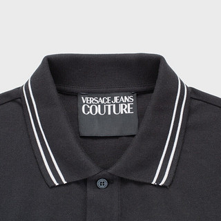 VERSACE JEANS COUTURE 男士印花POLO衫 00003470662