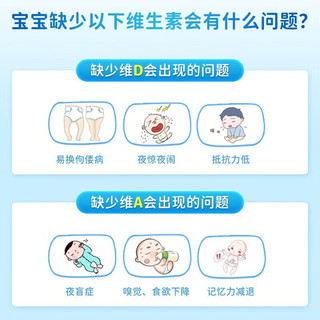 双鲸 维生素AD滴剂 240粒（一岁以下）