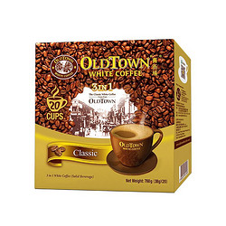 OLDTOWN WHITE COFFEE 旧街场白咖啡 三合一 速溶咖啡粉 原味 20条 760g