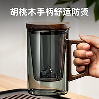 京东百亿补贴：TiaNXI 天喜 茶道杯 青灰木把-500ml