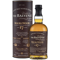 THE BALVENIE 百富 双桶单一麦芽威士忌700ml17年43%