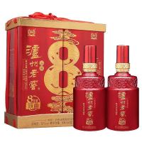 88VIP、会员专享：泸州老窖 8年窖头曲 品藏 52%vol 浓香型白酒 500ml*2瓶 礼盒装