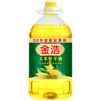 88VIP：金浩茶油 金浩玉米胚芽油食用油5.8L*1瓶非转基因压榨家庭家用实惠装
