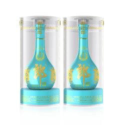 青花郎 郎酒 九九重阳纪念酒 53度 酱香型白酒 500mL*2瓶 赠子母郎礼盒
