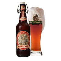 KAPUZINER 卡布奇纳 德国进口卡布奇纳小麦窖藏啤酒玻璃瓶500ml*6瓶