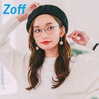 Zoff 佐芙 日本Zoff复古金属圆框β钛超轻近视眼镜框女镜框金丝男款ZF192004