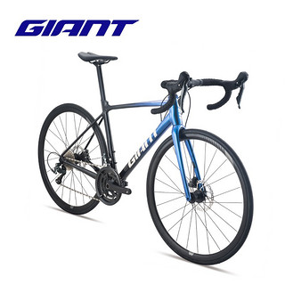 捷安特（GIANT） GIANT捷安特TCR SLR 2 Disc铝合金20速成人弯把变速公路自行车 海王蓝/亮黑 700C×425MM XS 建议157-169cm