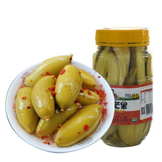 开味泡农家自制泡椒酸萝卜芥菜下饭菜腌制蔬菜水果火锅食材 酸芒果820g一瓶