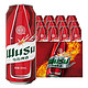 PLUS会员：WUSU 乌苏啤酒 红乌苏啤酒 500ml*12罐 整箱装