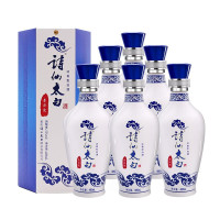 诗仙太白 青云瓷 52%vol 浓香型白酒 480ml*6瓶 整箱装