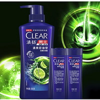 CLEAR 清扬 去屑洗发露洗发水 500g+100g*2