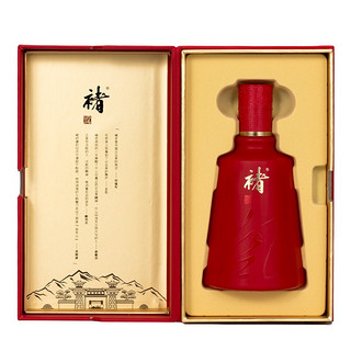 褚酒酱香型白酒53度500ml贵州茅台镇高度纯粮食褚时健励志送礼礼盒装 褚风53度500ml中国红单瓶装