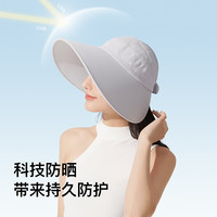 海澜之家帽子女士夏季遮脸大檐防紫外线太阳帽防晒骑车遮阳空顶帽
