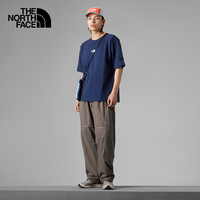 TheNorthFace北面UE男先锋设计纯棉重磅印花短袖T恤23秋新款83P4