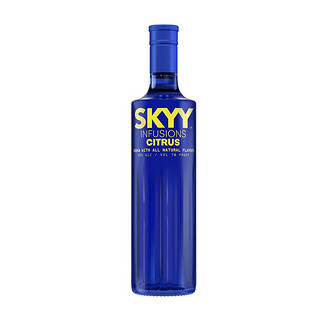 深蓝（SKYY Vodka）伏特加柑橘味 进口洋酒鸡尾酒基酒  750ML