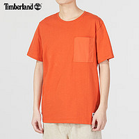 PLUS会员：Timberland 男款户外短袖T恤 A61HHCL7/橙色
