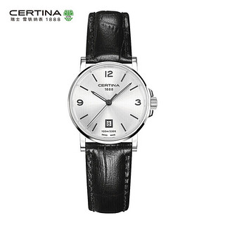 雪铁纳（Certina）瑞士手表卡门系列石英皮带女表C017.210.16.037.00