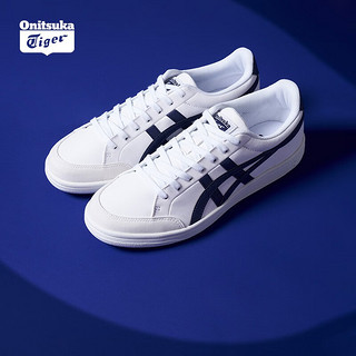 Onitsuka Tiger鬼塚虎休闲鞋轻便潮流男女款板鞋运动小白鞋ADVANTI 1183A506-100 白色/蓝色 36