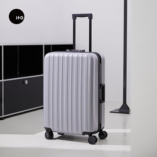 ITO CLASSIC 15款 铝框箱行李箱29英寸银色万向轮拉杆箱旅行箱密码箱