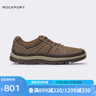 ROCKPORT 乐步 2023年春季新款低帮系带男鞋复古百搭板鞋休闲鞋CJ1262 CJ1262 40/7W