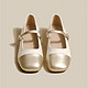 2023年玛丽珍法式软皮女士单鞋 小皮鞋 米白色