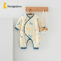 Tongtai 童泰 秋冬0-6月婴幼儿棉和服哈衣轻盈保暖夹棉连体衣