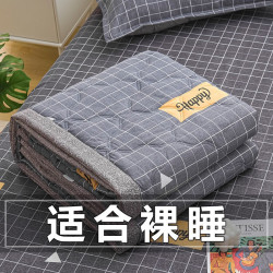 洛贝奇 空调被夏被简约纯色水洗棉夏凉被子可水洗单人学生夏天薄被芯双人 北欧格BD 150*200cm