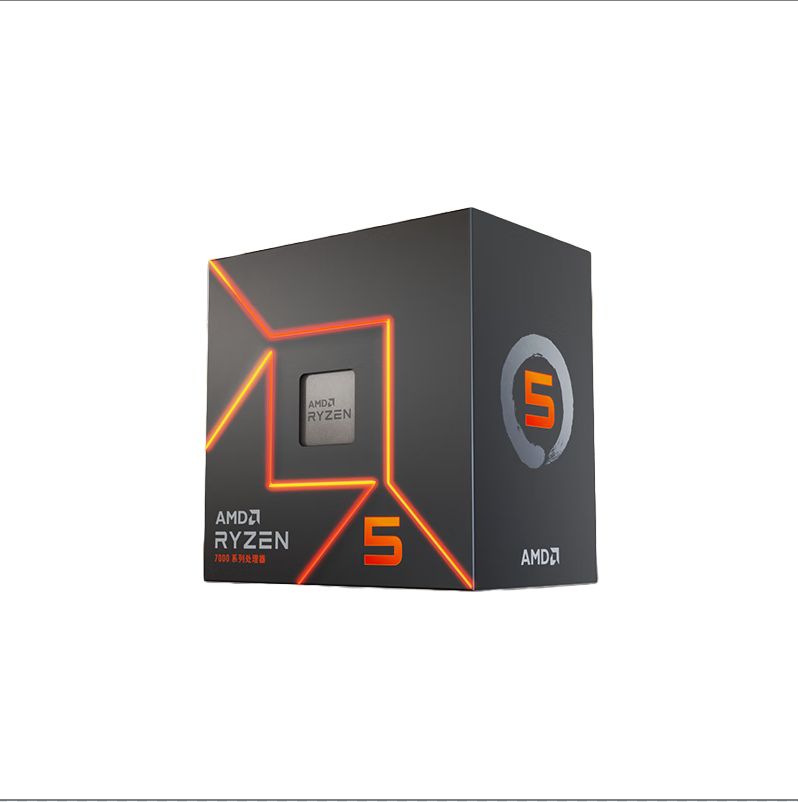 AMD 锐龙 R5 7500F CPU 3.7GHz 6核12线程