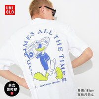 优衣库 男装/女装(UT)Disney Good Vibes印花T恤(短袖宽松)462170