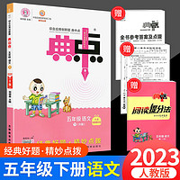 正版全新 2023春典中点五年语文下册人教版课堂作业同步语文练习题思维训练复习资料