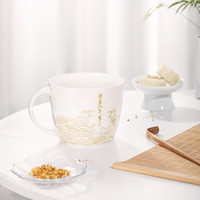 宫廷宝贝故宫文创朕甚以旱为忧骨瓷马克杯大容量送朋友礼物