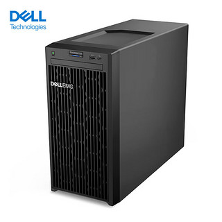 DELL 戴尔 T150塔式服务器台式电脑主机 至强E-2314四核2.8G/16G内存/2 *1T