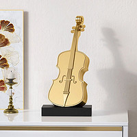 EURED 欧红 创意现代小提琴小摆件客厅玄关书柜电视酒柜家居轻奢风高档装饰品
